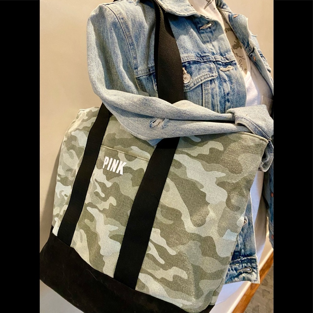 PINK Camo Tote Bag